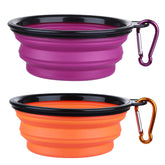 Bol SLSON pliable pour chien et chat, lot de deux, pratique en voyage.