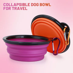 Bol SLSON pliable pour eau et nourriture, pratique en balade.