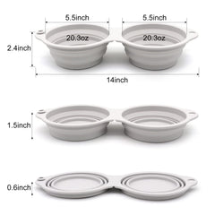 SLSON bol 600 ml, capacité idéale pour nourriture et eau.