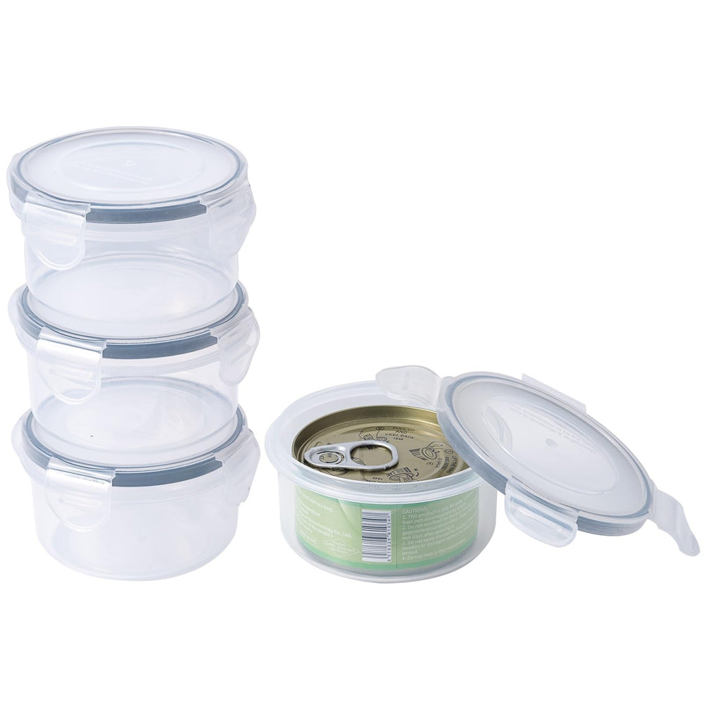 SLSON couvercles 85 g 65 mm, ensemble de 4 pour garder la nourriture du chat fraîche.