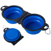 Gamme SLSON, deux bols pliables ouverts, stabilité en extérieur.