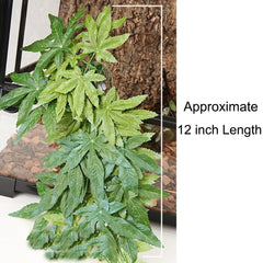 SLSON plante verte en soie avec détail réaliste pour décor