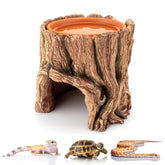 SLWHYZL refuge-reptile-cave-terracotta refuge securise pour gecko et serpent
