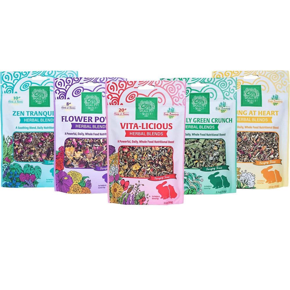 Small Pet Select Assortiment d'herbes — variété savoureuse pour petits animaux