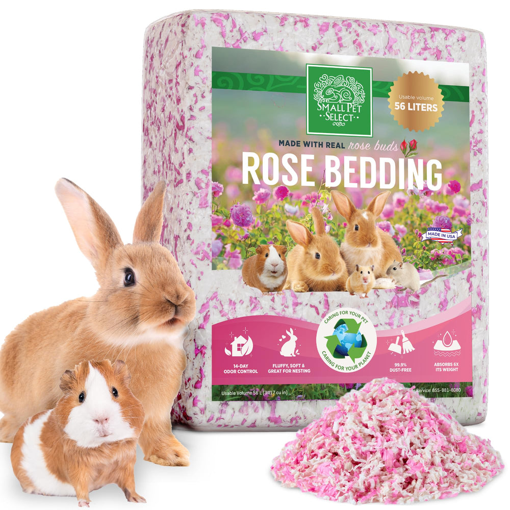 Small Pet Select Rose Bedding bourgeons: habitat naturel et doux pour vos petits animaux.