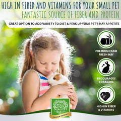 Small Pet Select foin-topper varié, idéal pour varier l'alimentation et favoriser l'appétit.