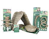 Small Pet Select Tiny Paws mobile herbe et brindilles offrent stimulation de la mastication.