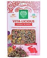 Small Pet Select Vita-Licious Essentials – bocal: friandise quotidienne à base d’herbes entières