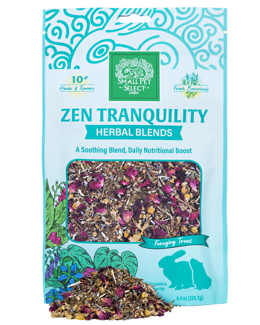 Small Pet Select Zen Tranquility pour lapin: mélange d'herbes apaisant