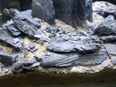 Small World Slate & Stone – murs d’ardoise, décor d’aquarium élégant