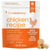 Smallbatch poulet lyophilisé galettes – portions pratiques et riches en protéines.