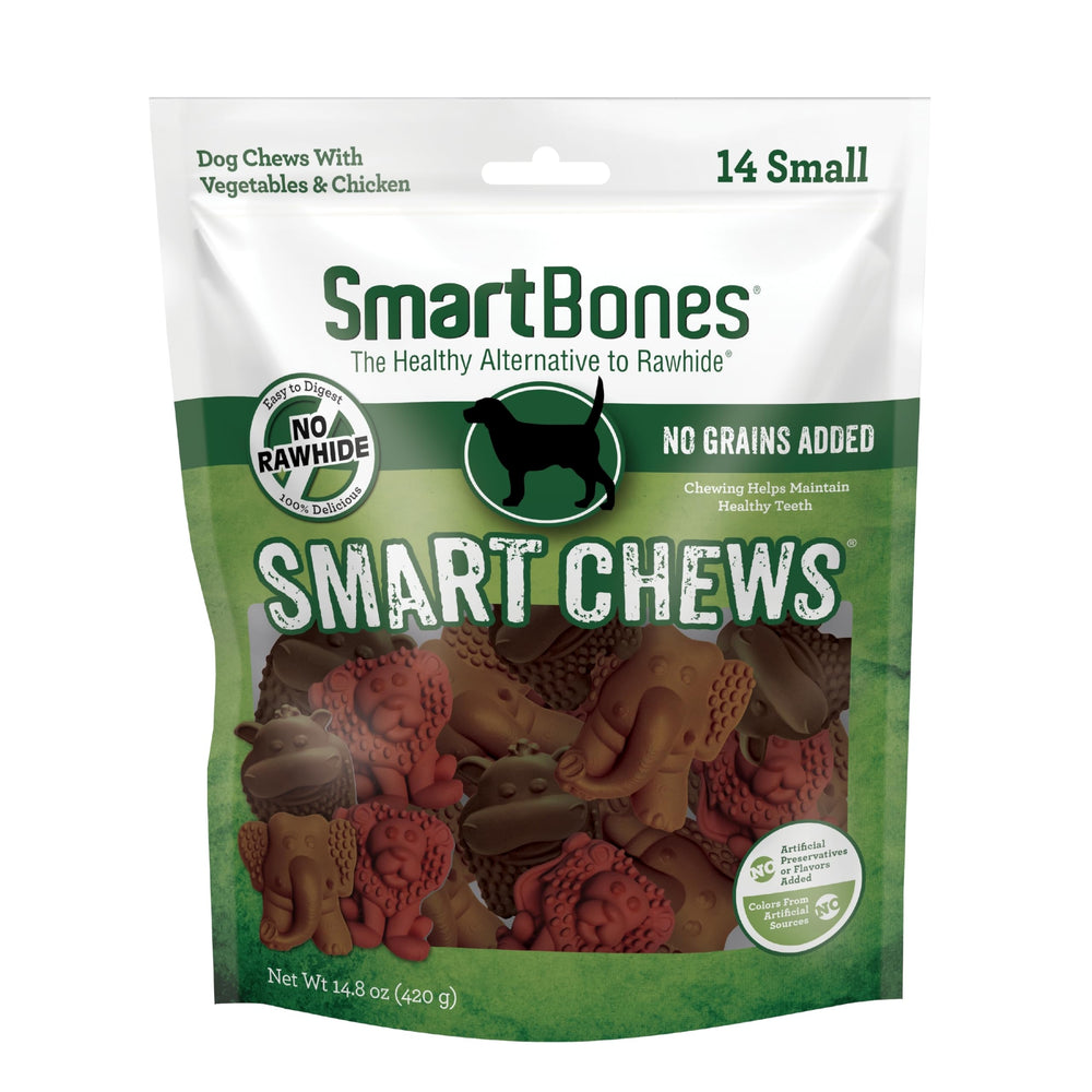 SmartBones – os sans cuir pour chien, option sûre et savoureuse.