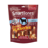 SmartBones Smart Kabobz bouchée triple saveur poulet-boeuf-porc pour chien