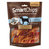 SmartBones SmartChips emballage sans cuir brut, goût beurre de cacahuète