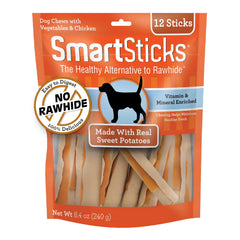 SmartBones SmartSticks barre extérieure légumes, aspect coloré.