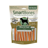 SmartBones stick peau poil chien savourant le bâton pour pelage nourri