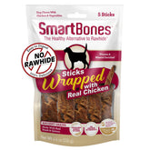 SmartBones bâton-poulet-quinoa : récompense savoureuse sans cuir et facile à digérer.
