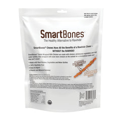 SmartBones torsades poulet-buffle emballage extérieur pour chien.