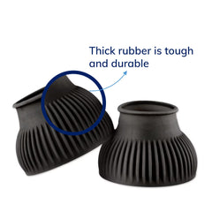 SmartEquine bottes-cloche offrant une protection contre les interférences lors des exercices.