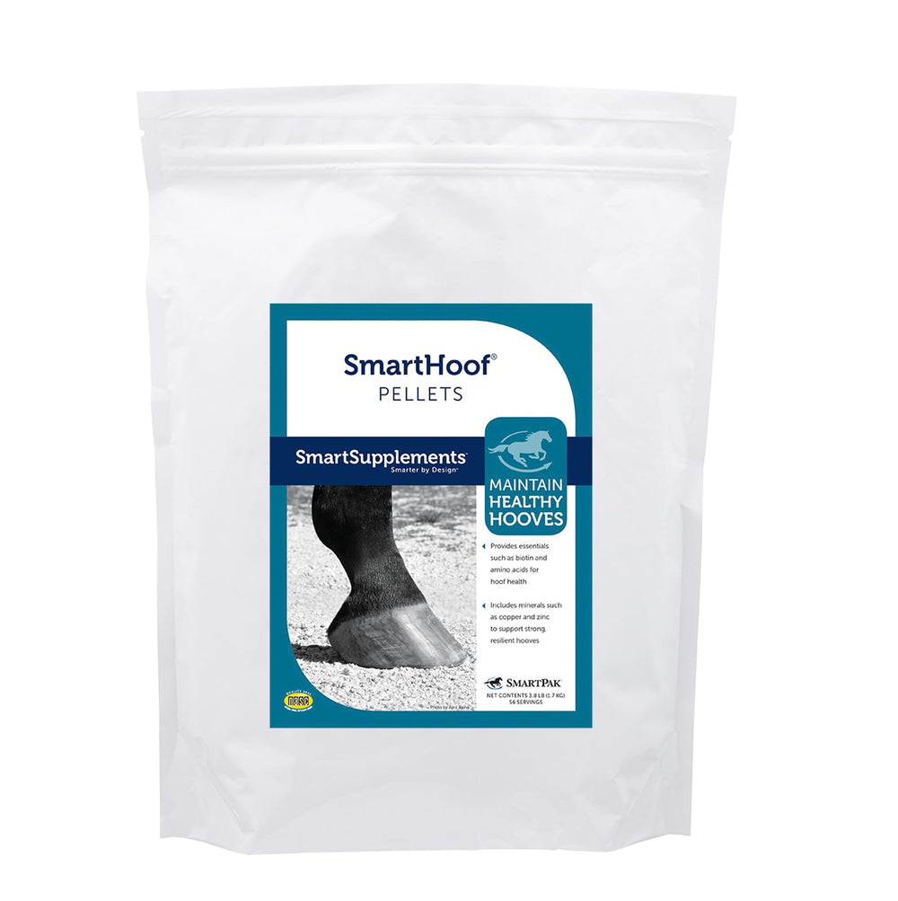 SmartEquine SmartHoof granulés — sac de 56 portions, pratique pour l’alimentation quotidienne.