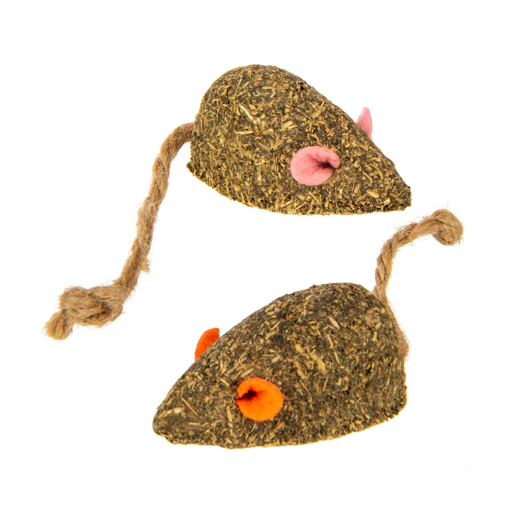 SmartyKat Instincts Mouser Mayhem: deux souris compressées avec HappyNip pour stimulation
