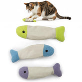 SmartyKat poisson-flop-crinkle-chat-jouet rouge: stimule le jeu actif et l'énergie du chat
