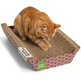 SmartyKat Super Scratcher Chaise Corrugée vue avant, surface griffage efficace pour chats