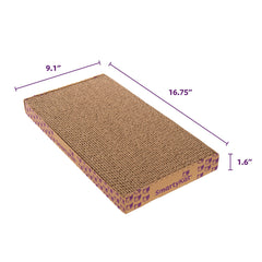 SmartyKat Super Scratcher Plus – griffage à plat pour surfaces variées.