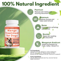 Smelling salts favorise la repousse du poil chez le chien, pelage plus dense.