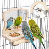 SMICEM miroir acrylique incassable pour stimulation naturelle des oiseaux.
