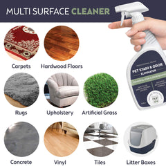 Smiling Paws Pets – odeur d urine disparaît sur tapis et bois grâce à l enzyme