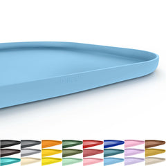 SMILOOL tapis alimentation animaux bleu clair, repas propres et faciles