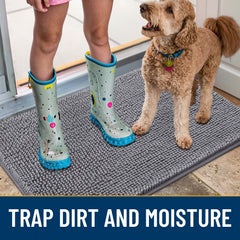 Smiry Tapis chenille douce pour confort des pattes