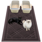 Smiry tapis litière chat 47x32 brun, vue générale montrant le produit.