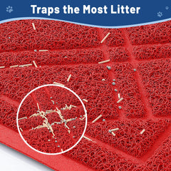 Tapis-litière Smiry imperméable à l'eau protège le sol.