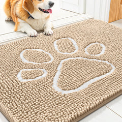 Smiry tapis porte pattes boueuses capte rapidement la saleté à l'entrée.