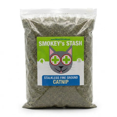 Smokey's Stash herbe à chat poudre sèche sans tige, stimulation naturelle du chat.