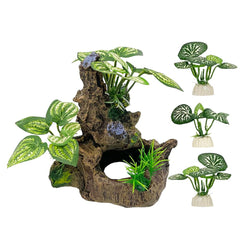Smoothedo-Pets caverne Betta dans l'aquarium, décor sûr et attrayant.