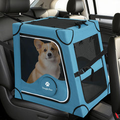 Snagle Paw cage de voyage cadre métallique stable pour trajet sûr.
