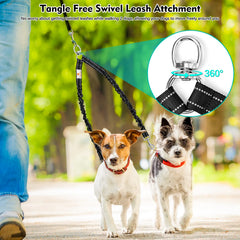 Laisse Snagle Paw corde elastique absorbe les secousses pour un pas plus doux.