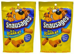 Snausages bœuf et fromage, emballage pratique pour récompense lors de l'entraînement.