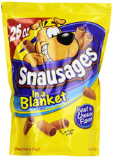 Snausages enrobés – packshot montrant l’emballage pratique pour achat