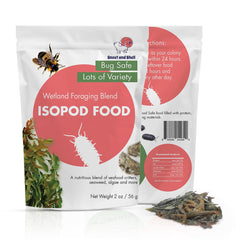 Snout and Shell nourriture pour isopodes marais, facilite habitudes alimentaires naturelles.