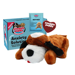 Snuggle Puppy avec cœur réaliste pour rassurer le chiot au coucher.