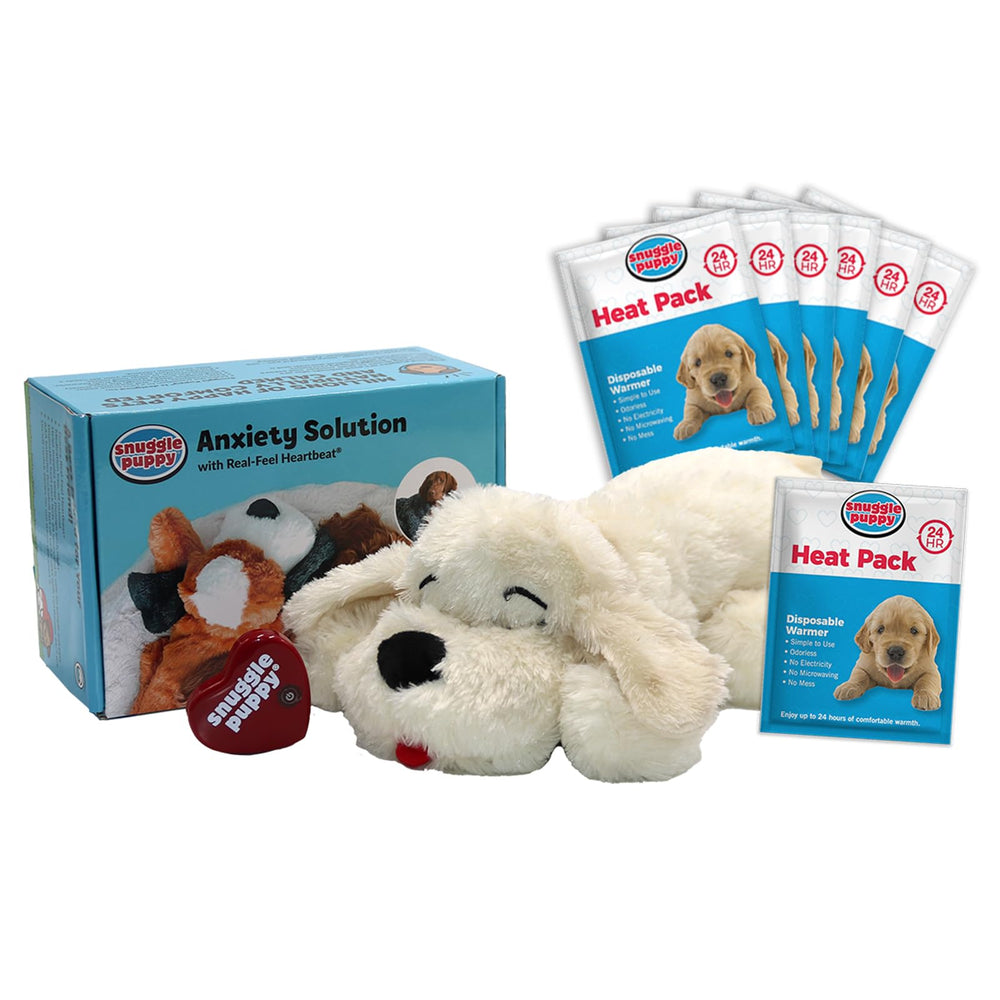 Snuggle Puppy cœur battant réel pour apaiser le chiot