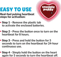 Snuggle Puppy utilisation facile sans ouvrir la poche