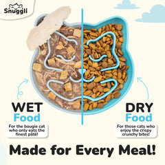 Snuggli bol chat d'une tasse, taille adaptée aux portions quotidiennes.