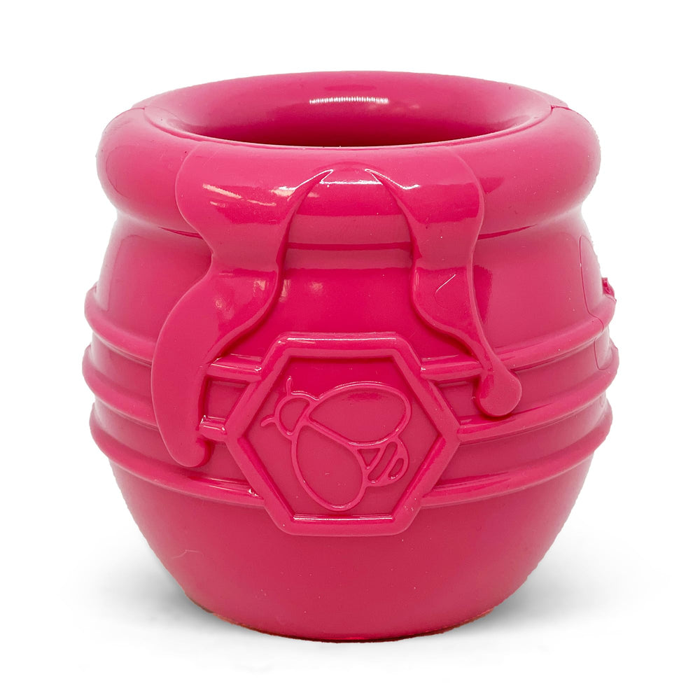 SodaPup Pot miel: distributeur de friandises stimulant pour chien.