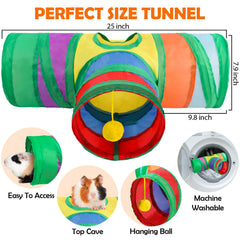Sofier tunnel-jeu-petit-animal: stimule l activite et apaise ennui.