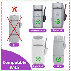 Cartouches SOHBCLE compatibles Genie Standard/Plus/Style pour changement rapide.